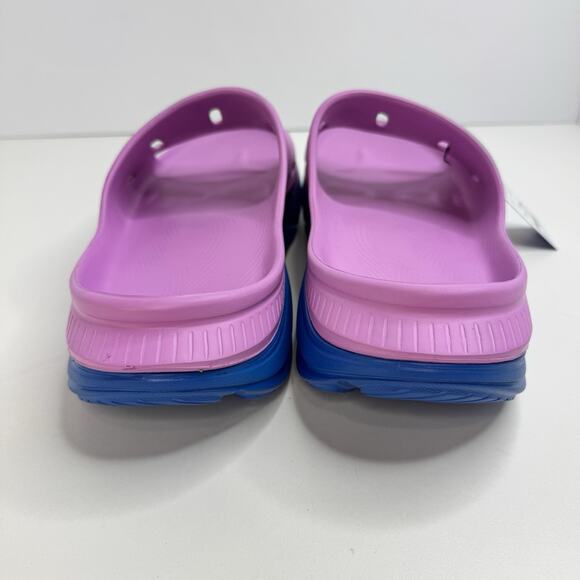 NEW Hoka Ora Recovery Slide 3 Slip On Sandals Cyclamen/ Coastal Sky Men’s 13